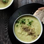 Leek Potato White Bean Soup- The Simple Green